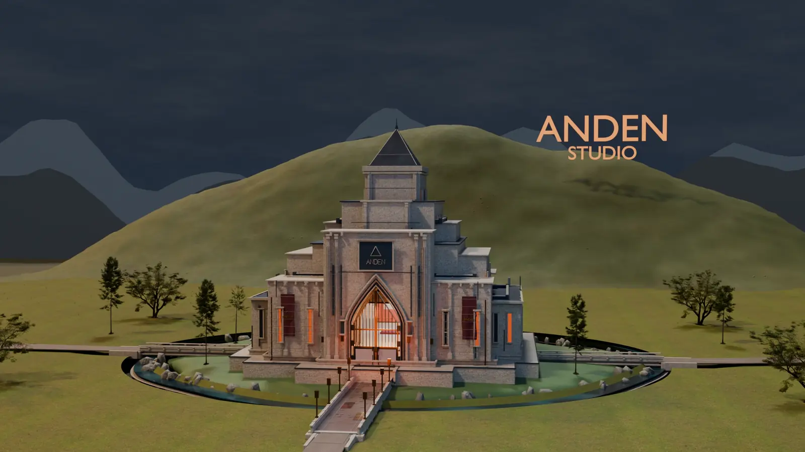 ANDEN Castle – 3D · WebGL · Showroom